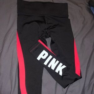 PINK fleece lined leggings